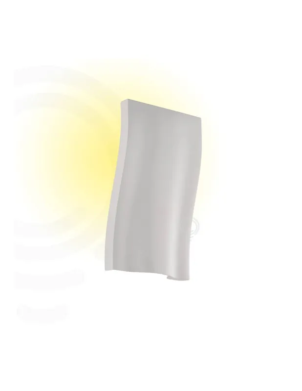 Applique bianco led 1xe14 15 5x27x7cm Occasione