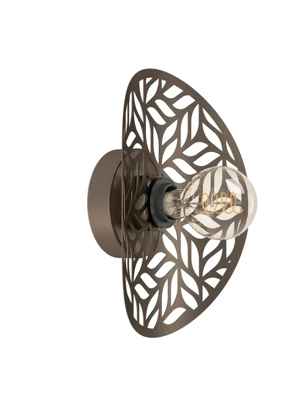 Applique moderno design metallo taglio laser a 1 luce GL1936 Ultima Occasione