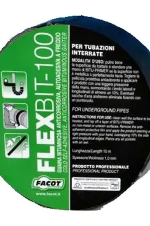 A Buon Prezzo NASTRO ANTICORROSIVO ELASTOMERO - BITUMINOSO FLEXBIT-100 50mm x 10mt