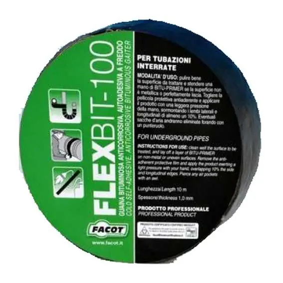 A Buon Prezzo NASTRO ANTICORROSIVO ELASTOMERO - BITUMINOSO FLEXBIT-100 50mm x 10mt