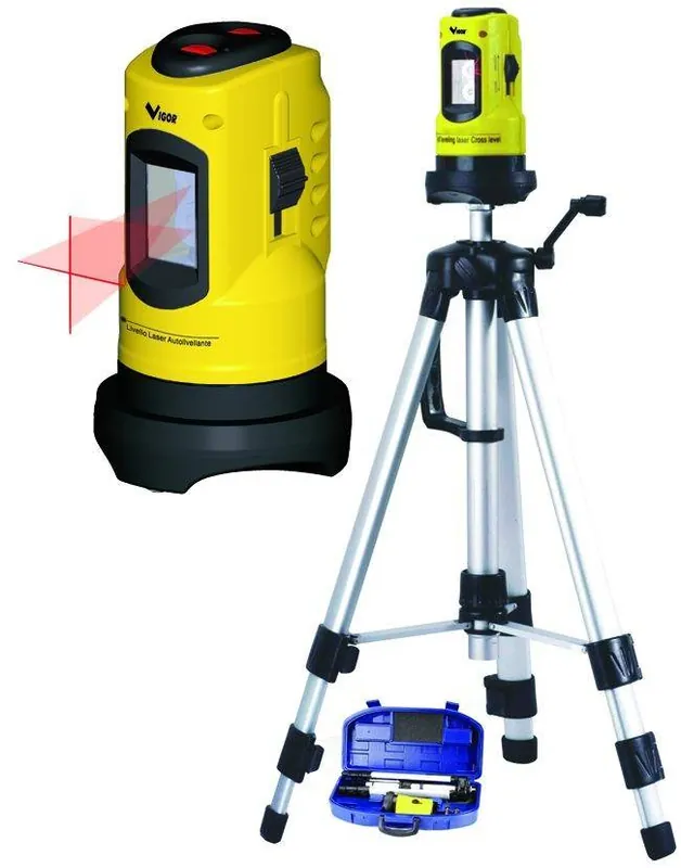 LIVELLA LASER V-LA CON TREPPIEDE Solo Oggi