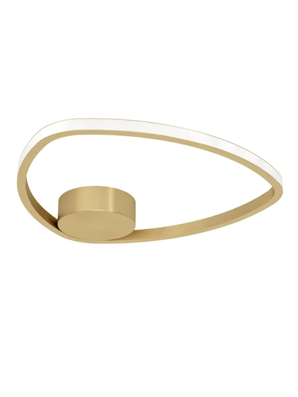 Plafoniera a led moderna design nero o ottone GL1971 Offerta Lampo