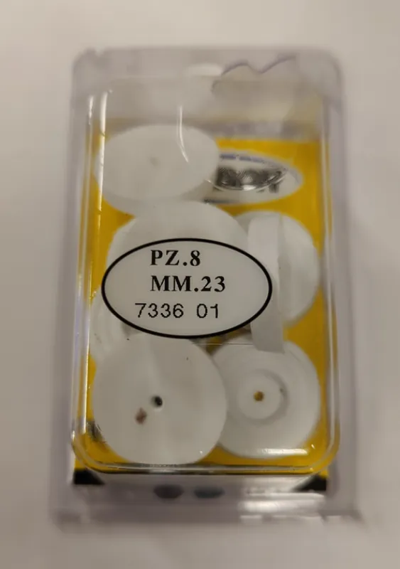 Prezzo Scontato Sottopiedi So.Di.Fer diametro 23mm bianco 8pz - 733601