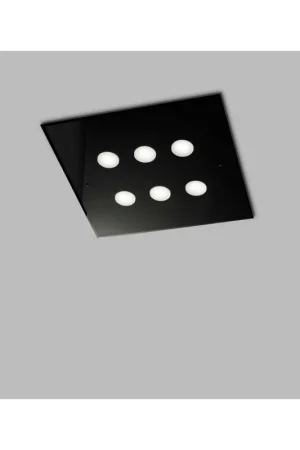 Dado 259.360 Metal lux plafoniera moderna in vetro Soddisfatti O Rimborsati