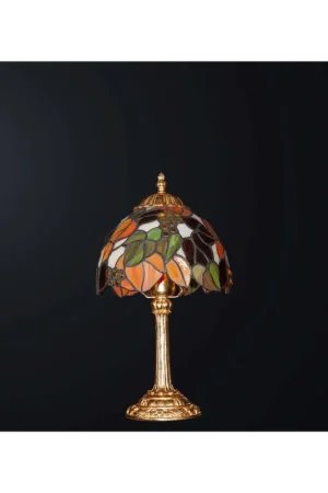 Lumetto lampada classica in ottone tiffany a 1 luce BGA 3623/lp Promozione Esclusiva