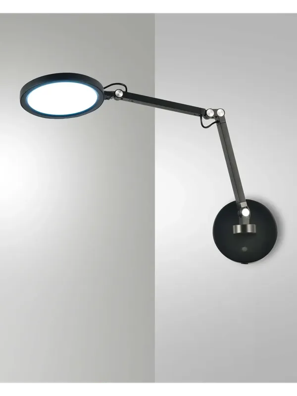 Applique lampada da parete tecnico moderno a led snodabile FB-0214 Popolare