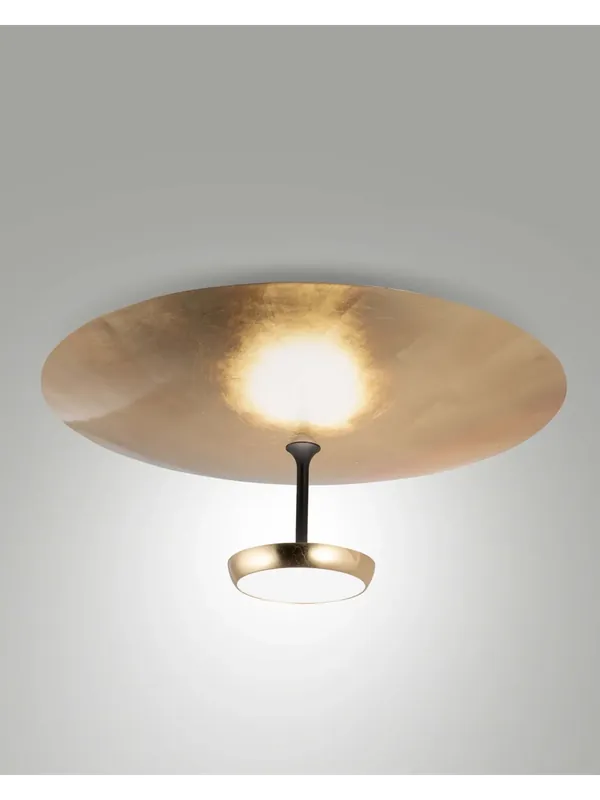 Plafoniera design moderno a led bianco o foglia oro FB-0213 Spedizione Espresso