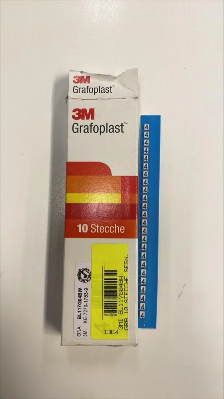 Stecche segnaletiche numero 4 BL117G04BW 3M Ultima Occasione