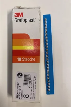 Vendita Finale Strisce segnaletiche adesive N. 8 BL117G08BW 3M Grafo