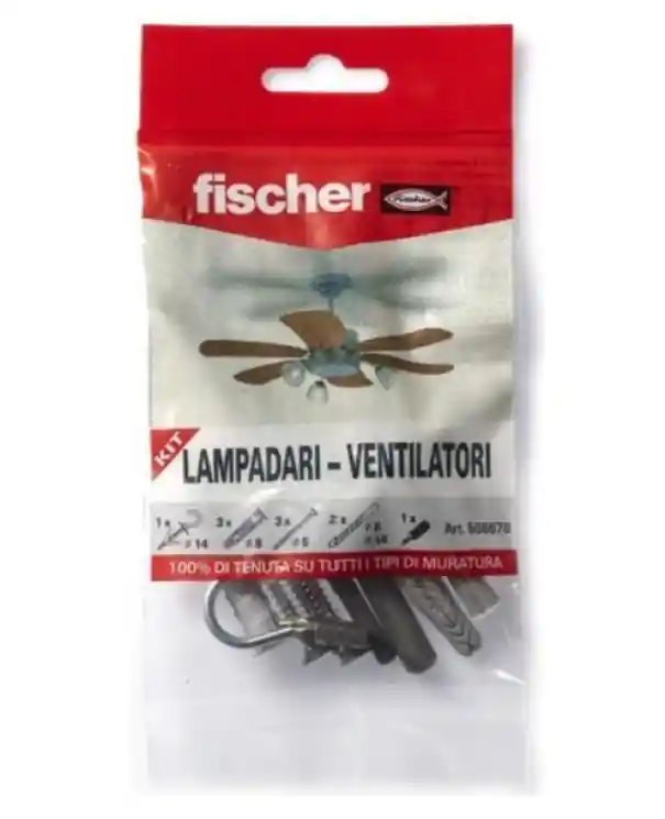 Affare Kit fissaggio lampadari e ventilatori Fischer max 20Kg - 00508678