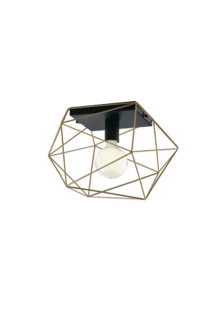 Offerta Speciale Plafoniera Nera oro 1xe27 20x18 5x26 5cm