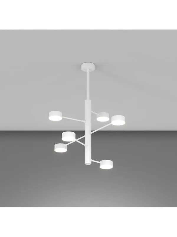 Prezzo Conveniente Lampadario moderno a led design minimal a 6 luci tpl 1065