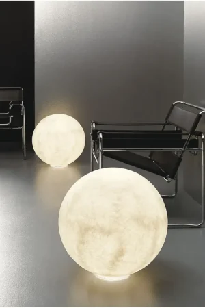 In-Es Artdesign Floor Moon 1 lampada da terra in vetroresina bianca Nuova Collezione