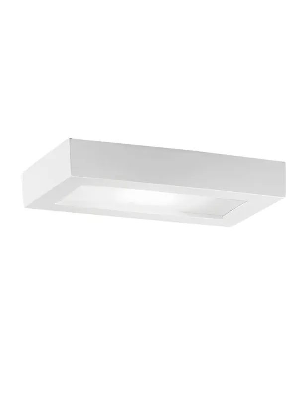 Rossini Elmer A.4363 lampada da parete moderna in gesso diffusore in vetro pirex Ultimissimo Modello