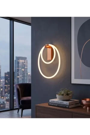 Applique da parete moderno a led con tubo silicone modellabile BGA 3647-ap Spedito Oggi