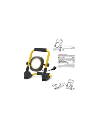 Saldi Proiettore da esterno edil 20w LED da cantiere 1400lm IP65