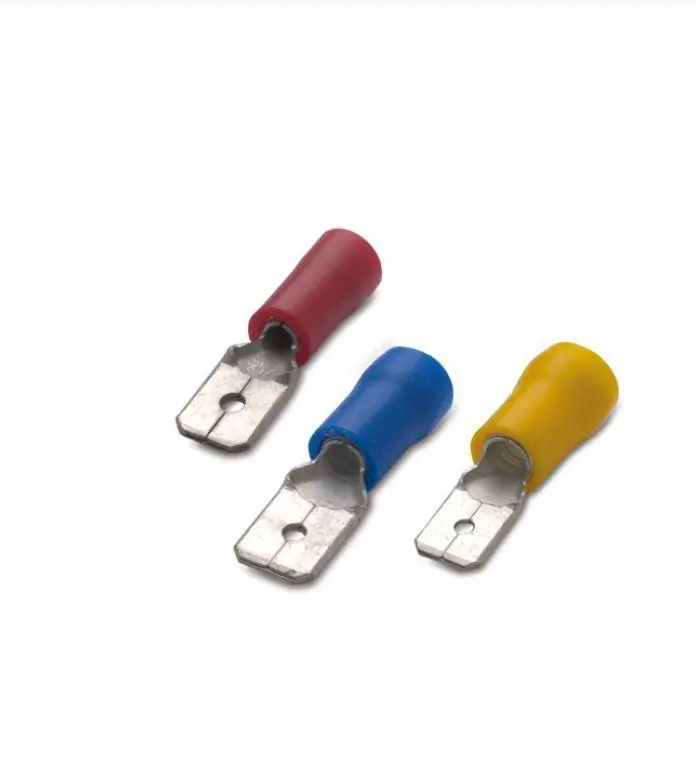 Prezzo Di Fabbrica BM 100 TERMINALI MASCHI COLORE ROSSO 1.5X6,3X0,8 00180