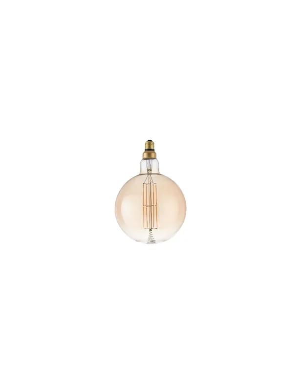 Reso Gratuito Lampada Vintage a led globo D.200 istantanea lumen 730LM 2500K calda