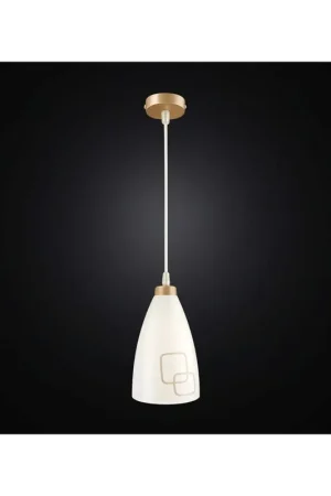 Occasione Imperdibile Lampadario a sospensione contemporaneo in metallo e vetro a 1 luce BGA 3643-p1