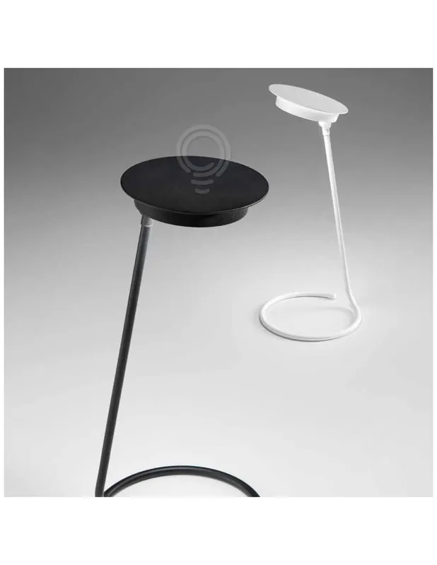 Compra Oggi Stesso Lampada da tavolo ricaricabile a batterie in metallo e ABS verniciato per uso interno esterno bianco