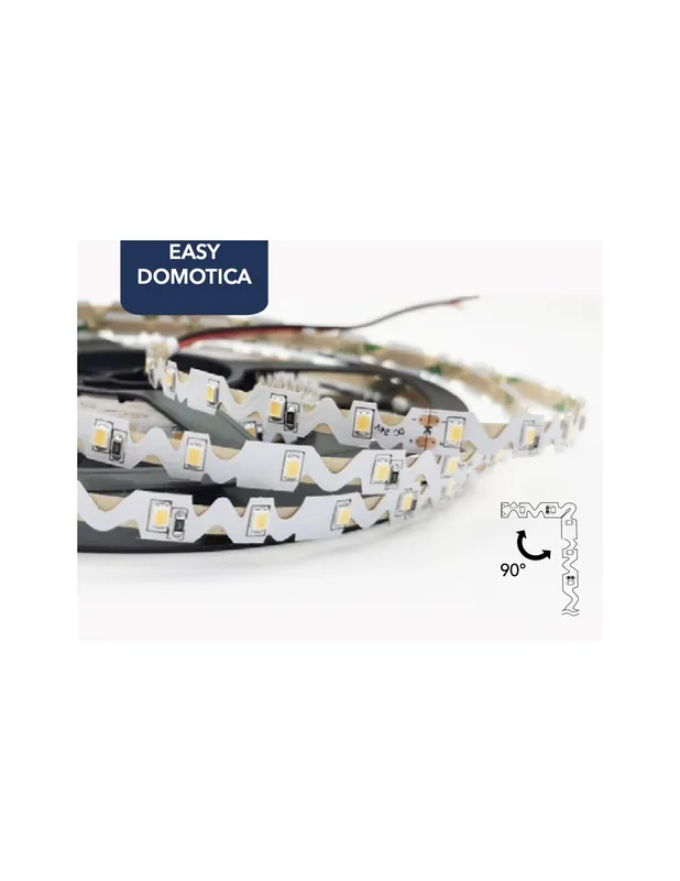 Strip led 2835 dc24v in kapton 60 led/m 12w/m 4000k pieghevole o 8x500cm Compra Oggi Stesso