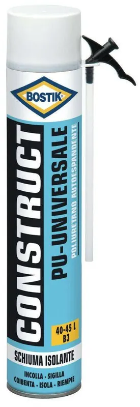 SCHIUMA POLIURETANICA manuale UNIVERSALE BOSTIK 750ml Prezzo Ridotto