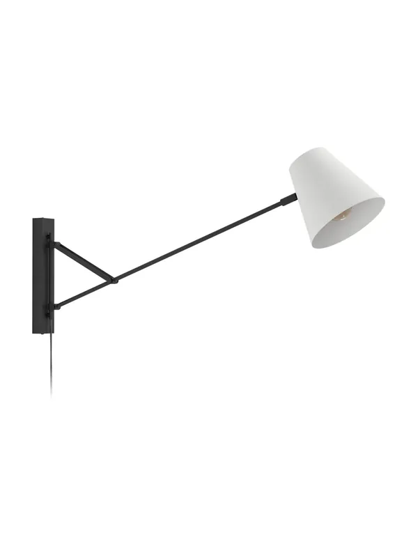 Reso Gratuito Applique moderno orientabile nero e grigio a 1 luce GL1963