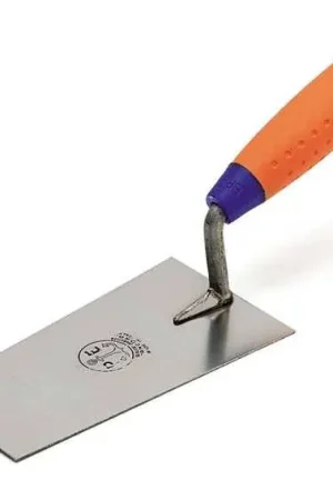 CAZZUOLINO PUNTA QUADRA MANICO PLASTICA 140mm Promozione Esclusiva