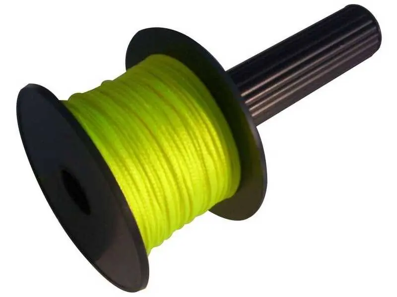 Più Venduto FILO MURATORE LENZA EDILIZIA Ø 1mm FLUO GIALLO 100 mt