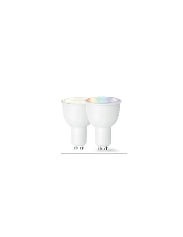 Lampadina led gu10 4 5w 300lm rgbw+dimm wifi 120 50x72mm 25000h cri80 Subito Disponibile