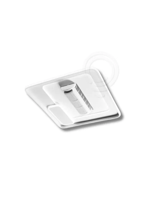 Plafoniera led ventilatore senza pale bianco 48w 5280lm cct 55x13 5cm Super Prezzo