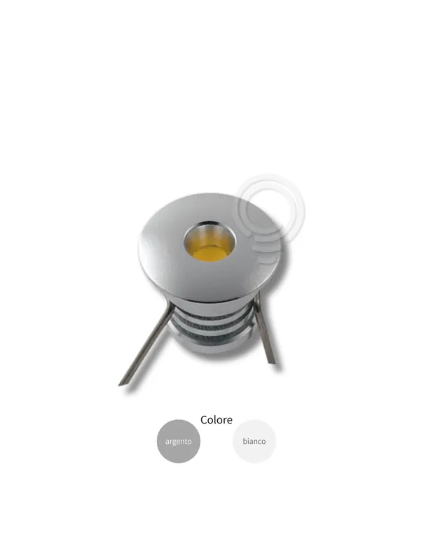 Mini Faretto LED Incasso Star DC12V Bianco e Silver 0.2W 11LM 4000K Affare