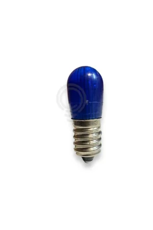Nuova Collezione Lampada a led luminaria BLU E14 2.4w 19x47 10-36v natalizio