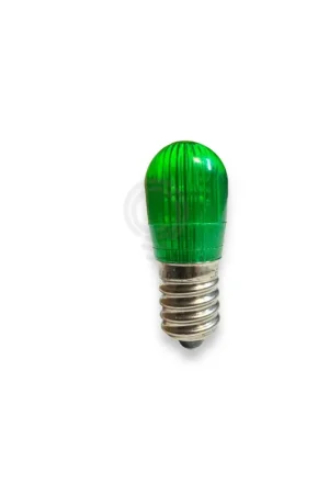 Lampada a led luminaria verde E14 5w 19x47 natalizio Soddisfatti O Rimborsati