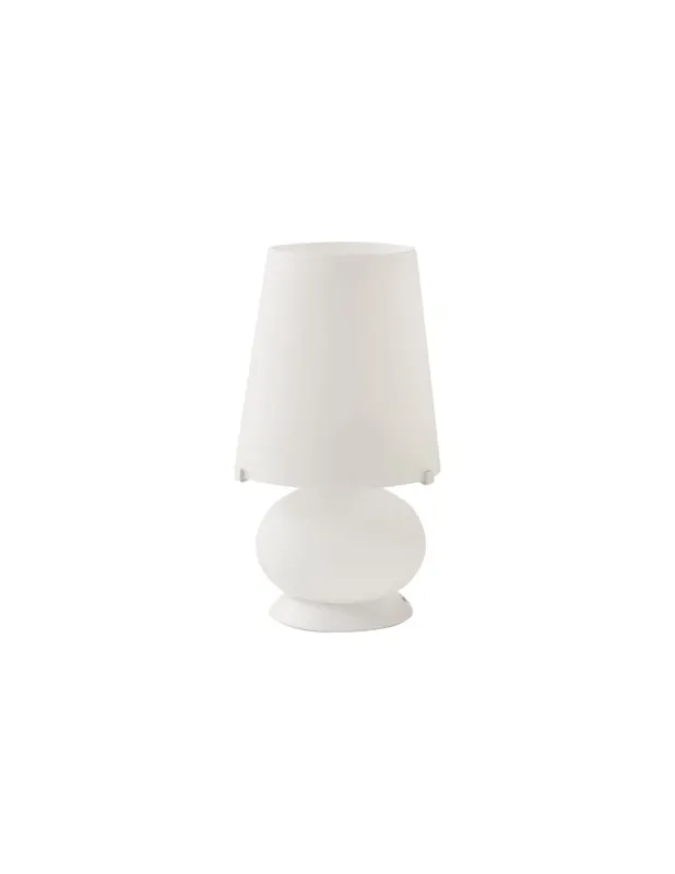 Rossini Judy P.1304-35 lampada tavolo vetro bianco Prezzo Ridotto