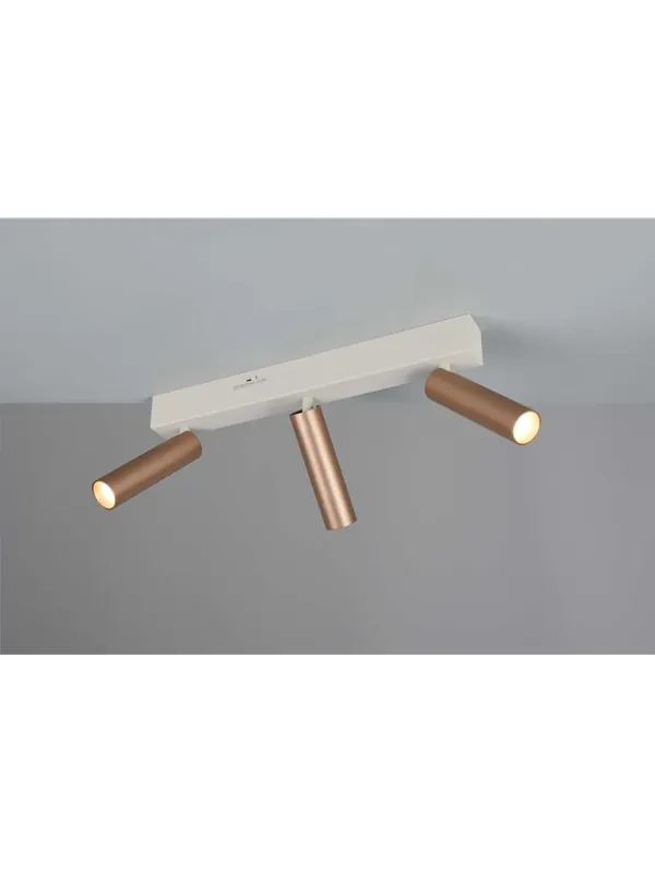 Plafoniera a led faretti spot orientabili design moderno a 3 luci TR775 Offerta Speciale