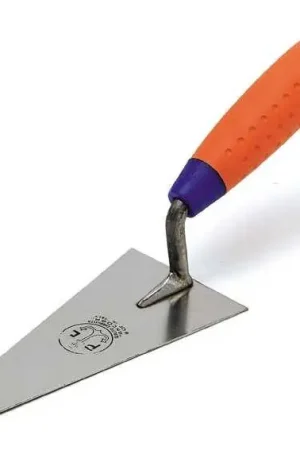 CAZZUOLINO PUNTA TONDA MANICO PLASTICA 140mm Di Tendenza