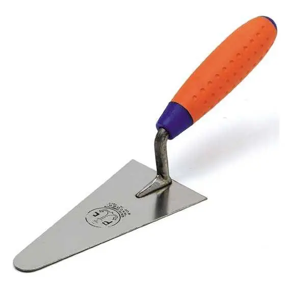 CAZZUOLINO PUNTA TONDA MANICO PLASTICA 140mm Di Tendenza