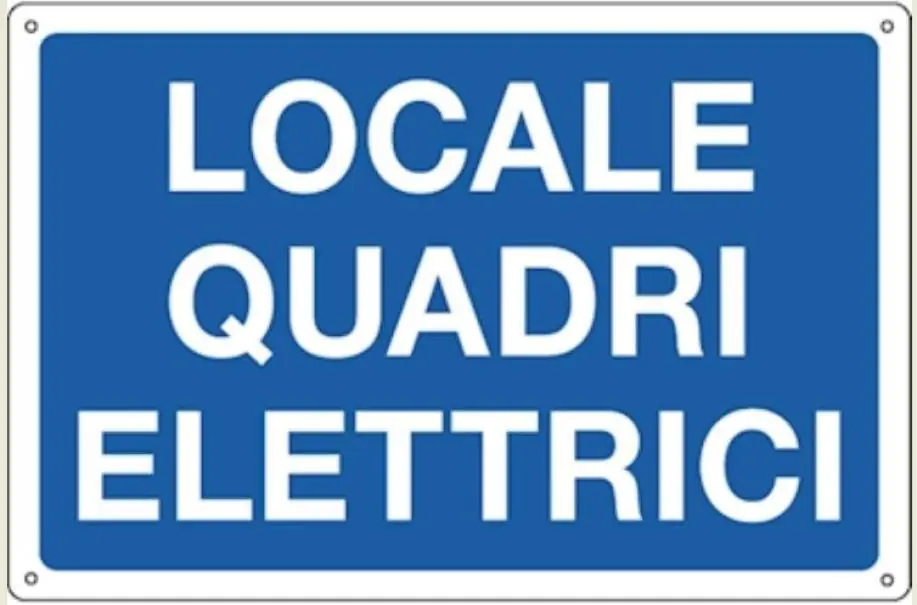 Nuovo Arrivo Cartello in alluminio Cartelli segnalatori - quadri elettrici 31-83