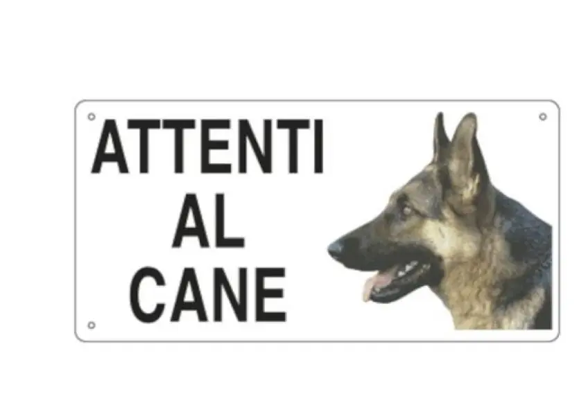 Miglior Prezzo Cartello alluminio Cartelli Segnalatori attento al cane - EF8505