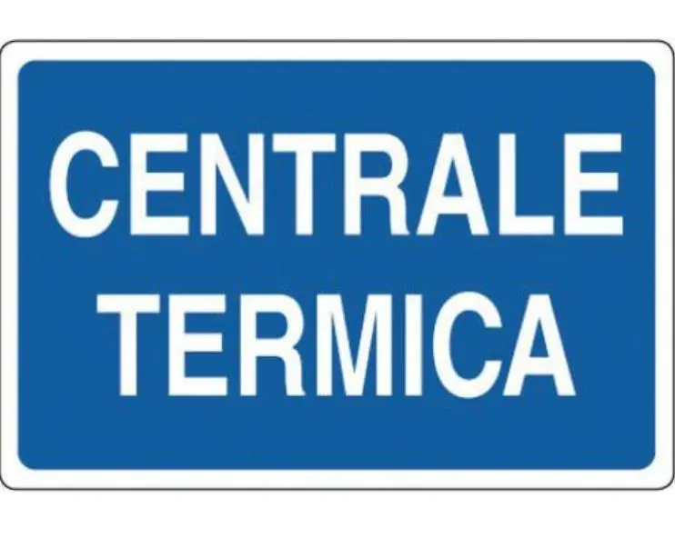 Cartello alluminio Cartelli Segnalatori centrale termica - EF3119 Professionale