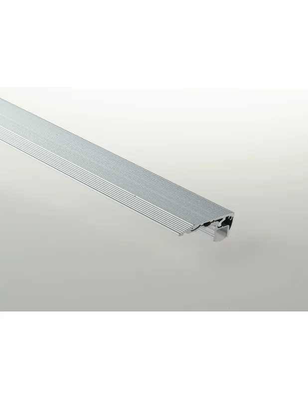 Di Tendenza Profilo per gradini silver diffusore opale con battente incluso 200X2X5,9cm
