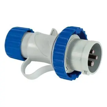 SPINA INDUSTRIALE BLU 2P+T 16A 200-250V 6h IP67 70140 Direttamente Dal Produttore