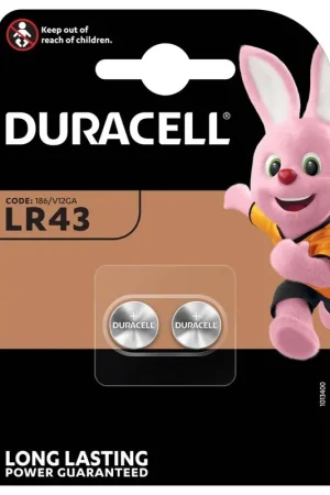 Spedito Oggi BATTERIA DURACELL LR43 2 pezzi