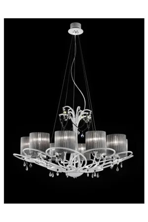 Quantità Limitata Aida L10L Bellart lampadario classico con paralumi