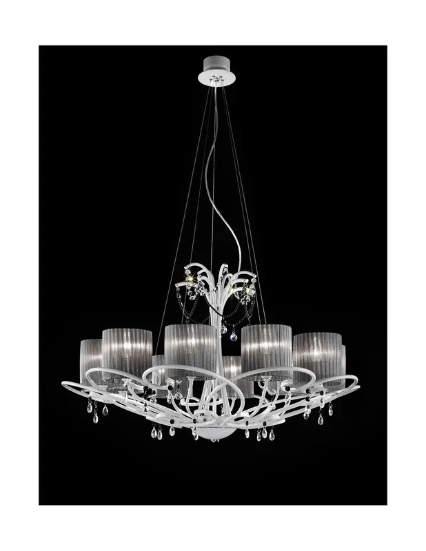 Quantità Limitata Aida L10L Bellart lampadario classico con paralumi
