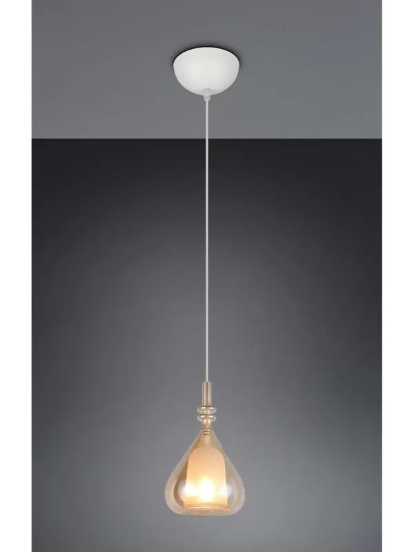 Lampadario a sospensione moderno in vetro a 1 luce TR727 Quantità Limitata