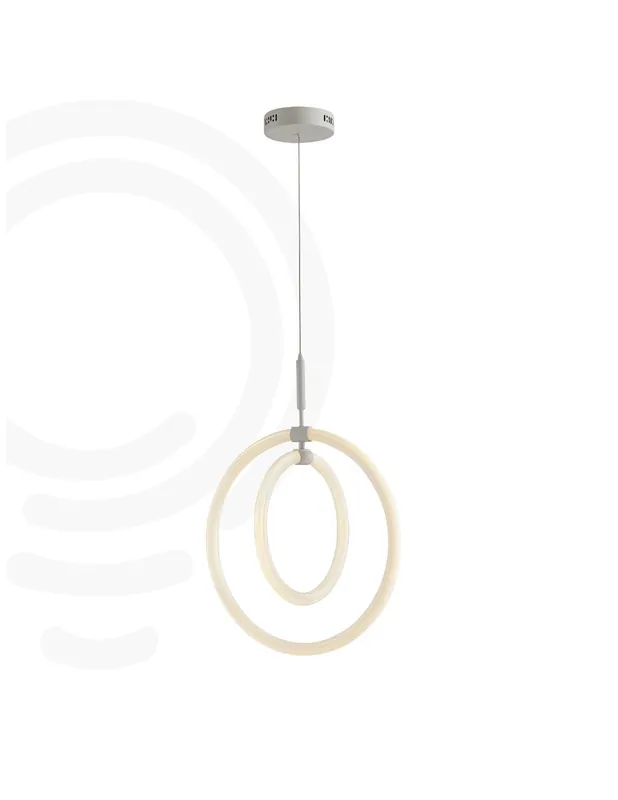 Direttamente Dal Produttore Sospensione led bianco in acrilico e metallo 50w 7300lm 4000k 120x50 8x36 cm.