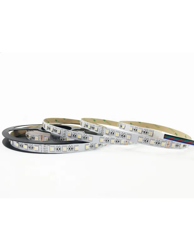 Bobina striscia led 300 5 metri smd5050 dc24v rgb + 4000k Compra Oggi Stesso