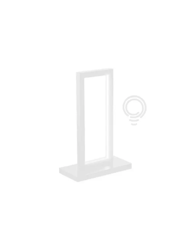 Lampada da tavolo in alluminio verniciato bianco 39x25x12cm 23w 1650lm 3000-4000 o 6000k Must-Have
